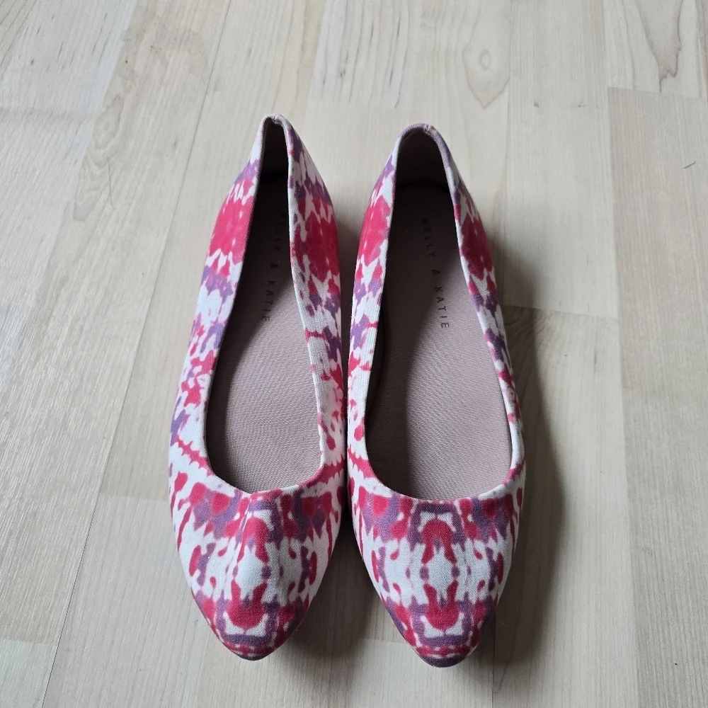 Kelly And Katie Decotis Ballet Floral Flats Size 6